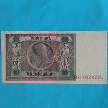 Laden Sie das Bild in den Galerie-Viewer, Reichsbanknote 10 Mark 1929
