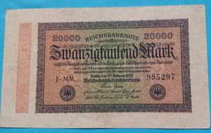 Reichsbanknote 20.000 Mark 1923