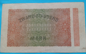 Reichsbanknote 20.000 Mark 1923