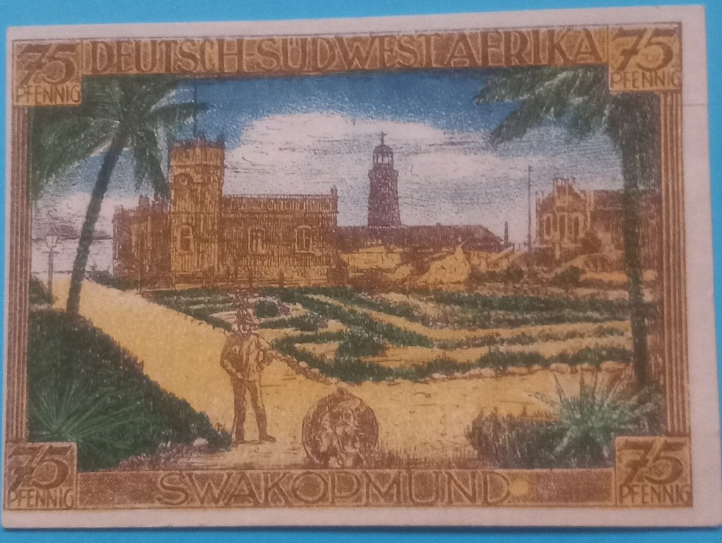 Berlin - Deutsch Hanseatischer Kolonialgedenktag 75 Pfennig Deutsch Südwestafrika 1921