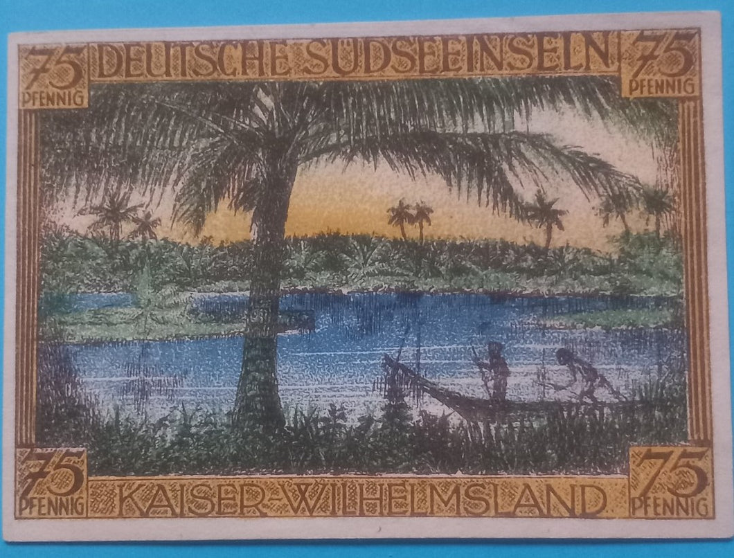 Berlin - Deutsch Hanseatischer Kolonialgedenktag 75 Pfennig Deutsch Südseeinseln 1921