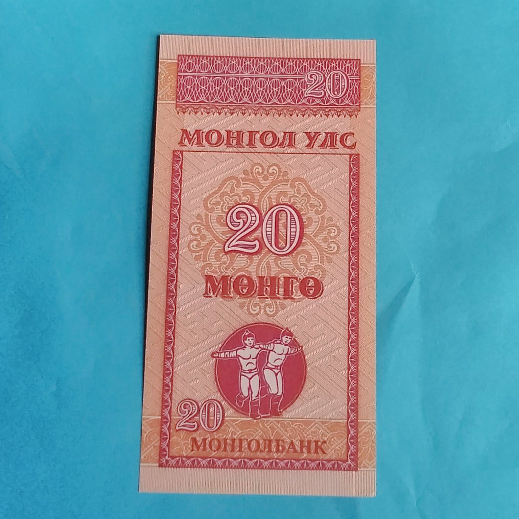 Mongolei 20 Mongo 1993  Unc