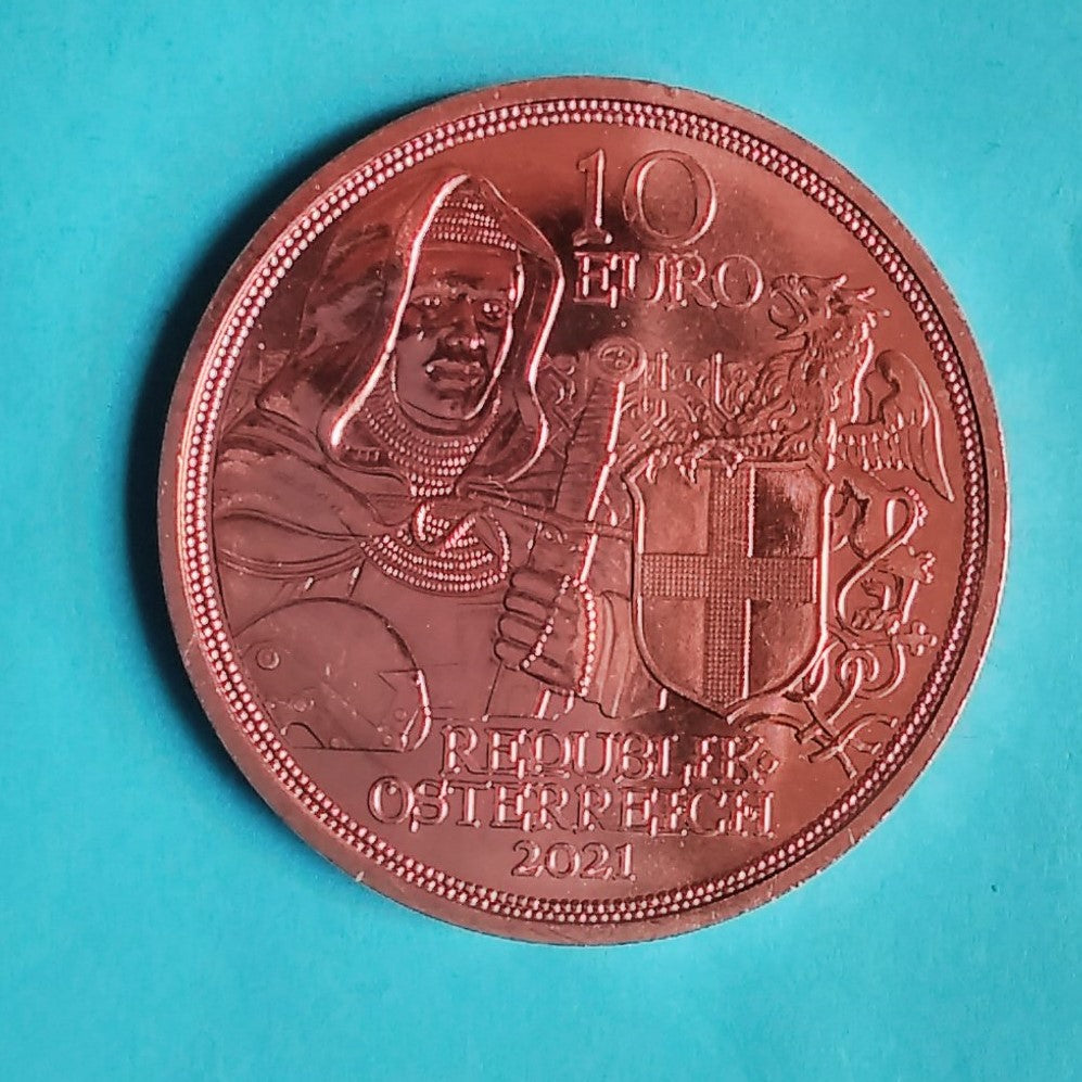 Österreich 10 Euro Gedenkmünze Kupfer Brüderlichkeit Bankfrisch 2021