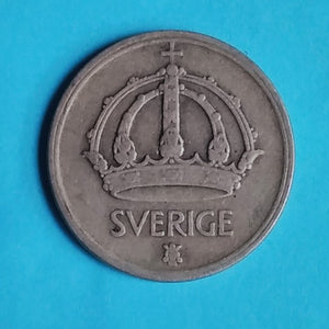 Schweden 50 Öre 1945 Silber